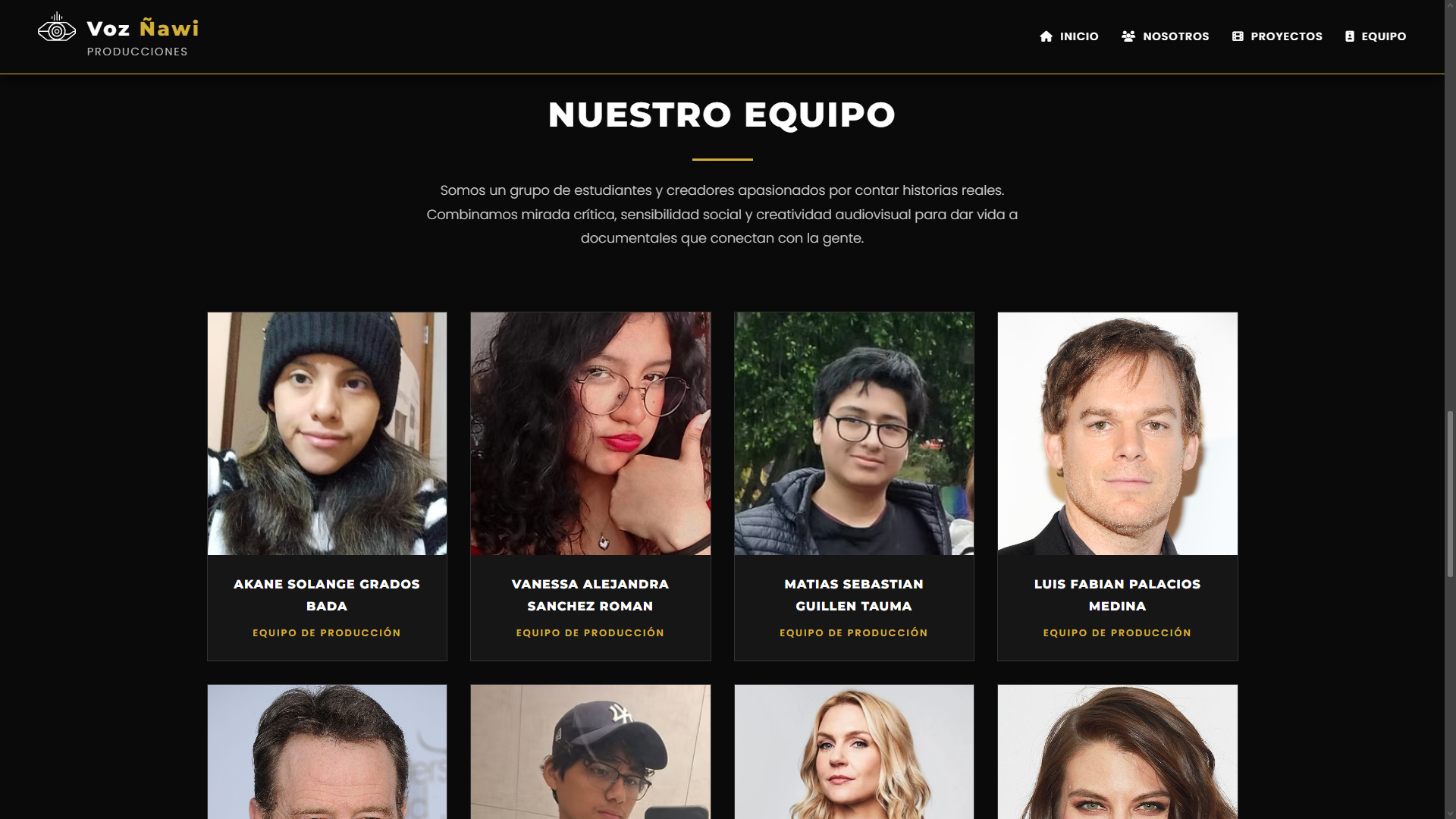 Equipo de Voz Nawi producciones